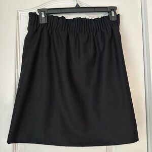 J. Crew Black Mini Skirt